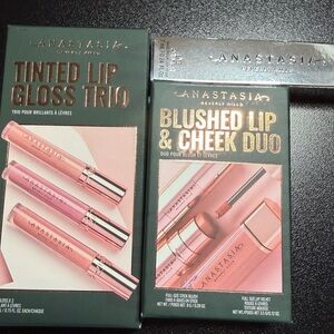 Anastasia Lip Gloss Bundle Trio and Blushed Lip Duo Set